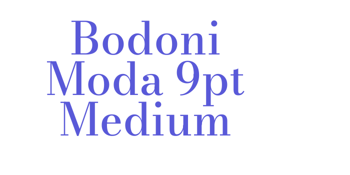 Bodoni Moda 9pt Medium Font Download