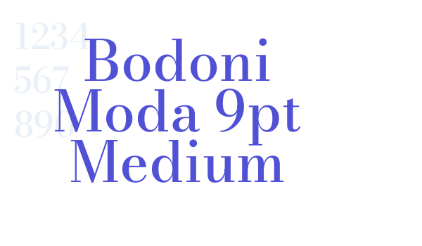 Bodoni Moda 9pt Medium font download