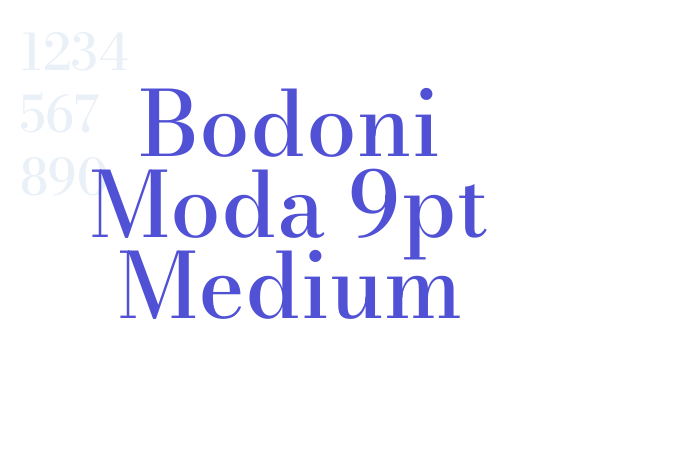 Bodoni Moda 9pt Medium font download