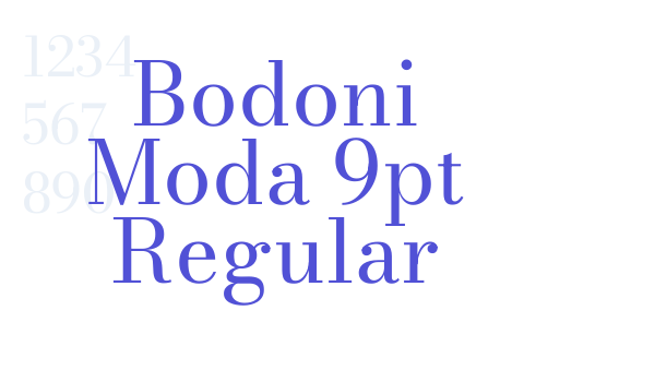 Bodoni Moda 9pt Regular font download