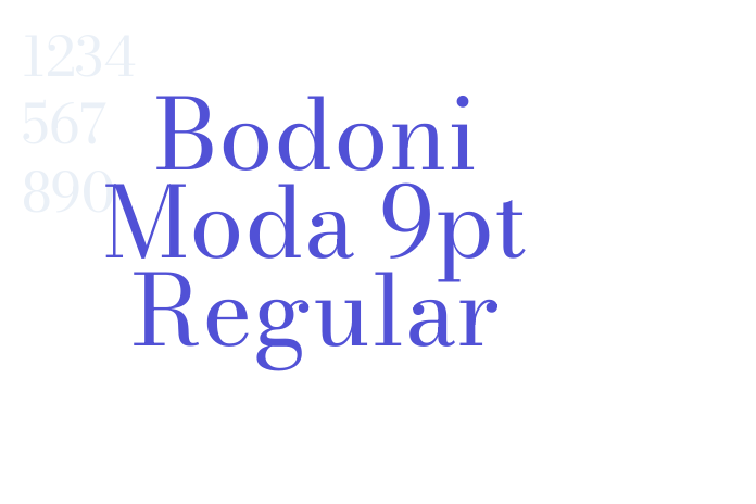 Bodoni Moda 9pt Regular font download