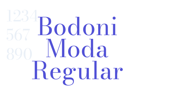 Bodoni Moda Regular font download