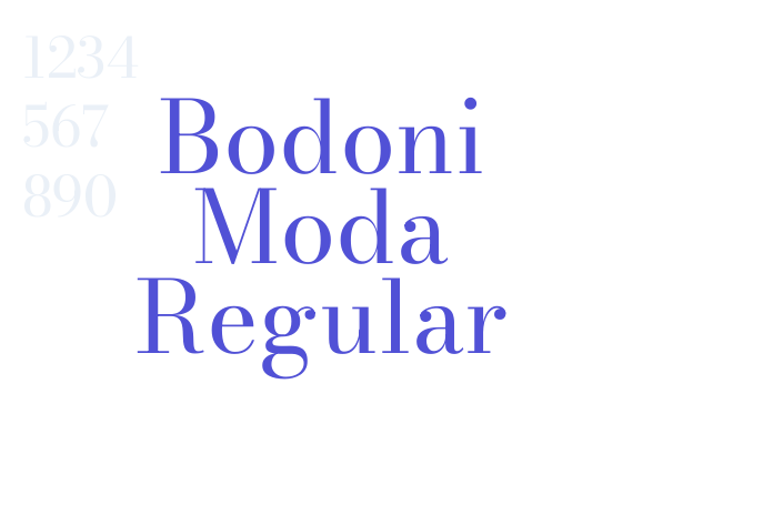 Bodoni Moda Regular font download