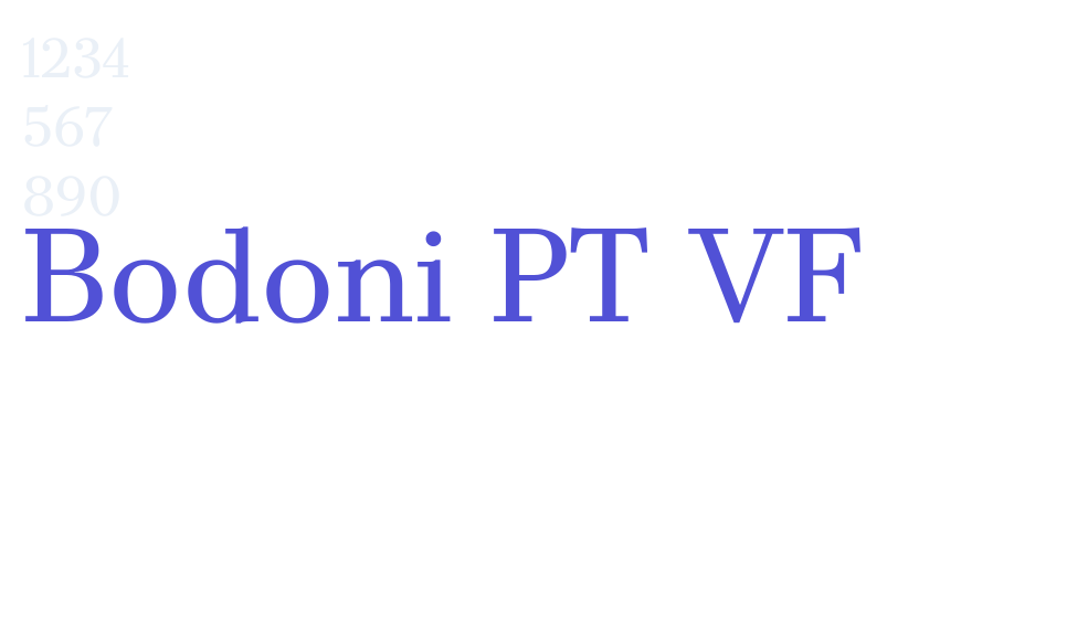 Bodoni PT VF-font-download