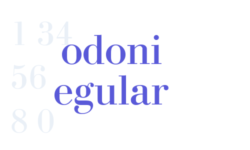 Bodoni Regular Font Download