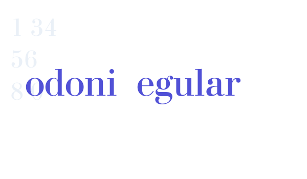 Bodoni Regular font download