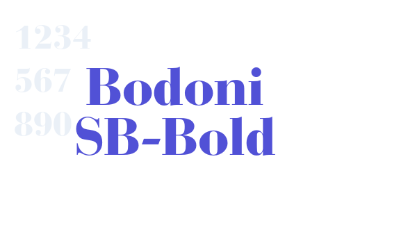 Bodoni SB-Bold font download