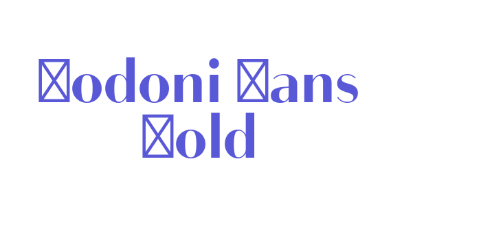 Bodoni Sans Bold Font Download