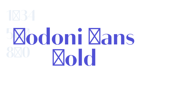 Bodoni Sans Bold font download