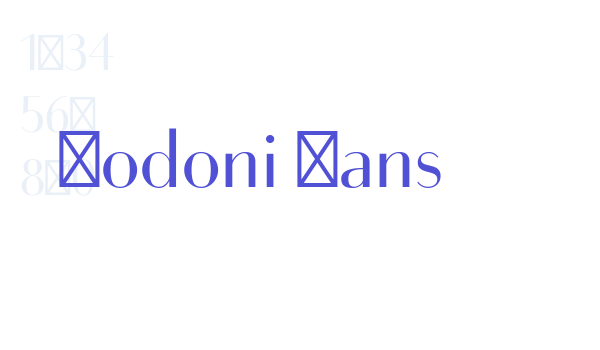 Bodoni Sans font download