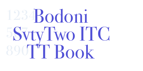 Bodoni SvtyTwo ITC TT Book-font-download