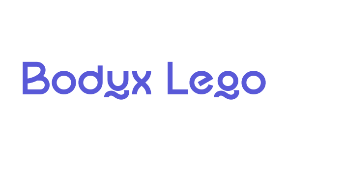 Bodyx Lego Font