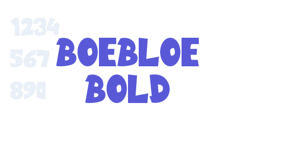 Boebloe Bold font