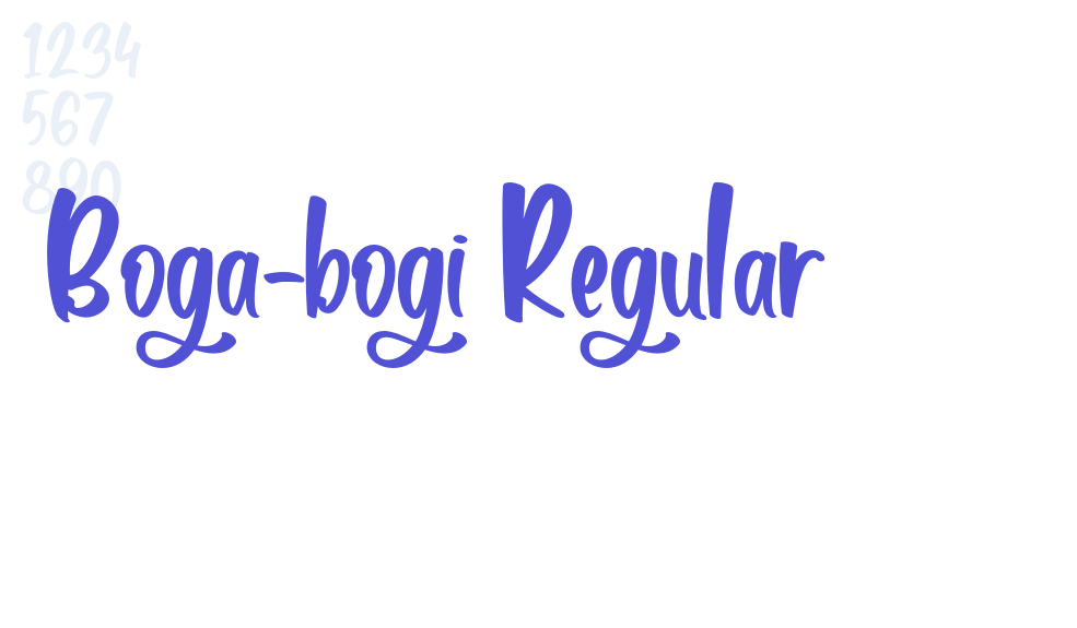 Boga-bogi Regular-font-download