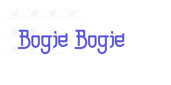 Bogie Bogie font free