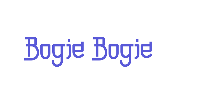 Bogie Bogie Font Download