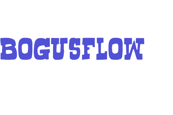 Bogusflow Font Download