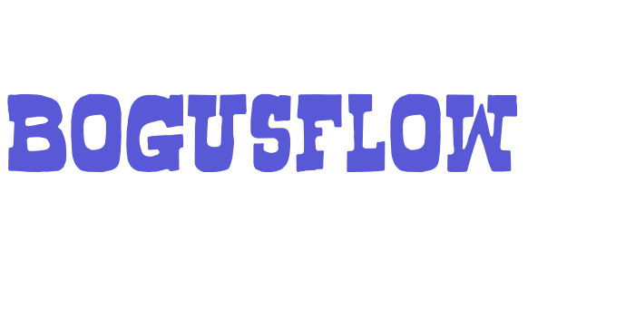 Bogusflow Font Download