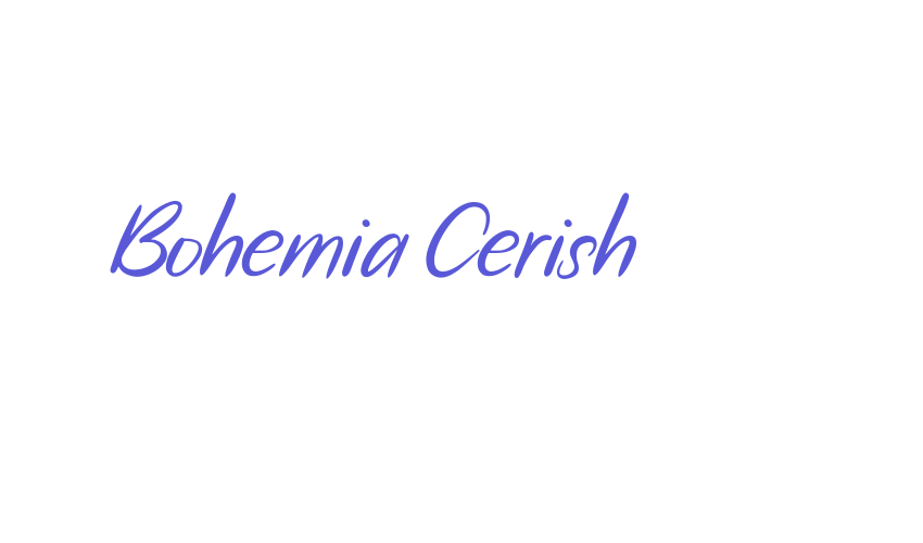 Bohemia Cerish Font