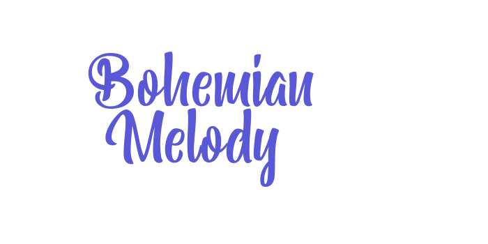 Bohemian Melody Font Download