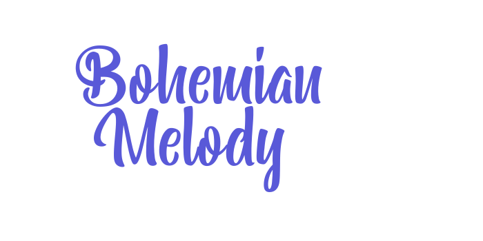 Bohemian Melody Font