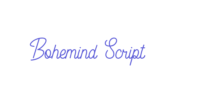 Bohemind Script Font