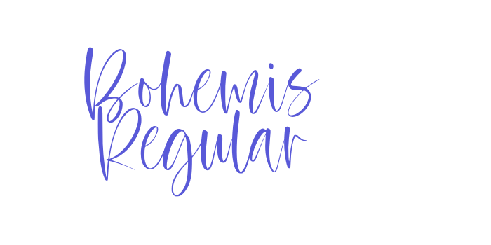 Bohemis Regular Font Download