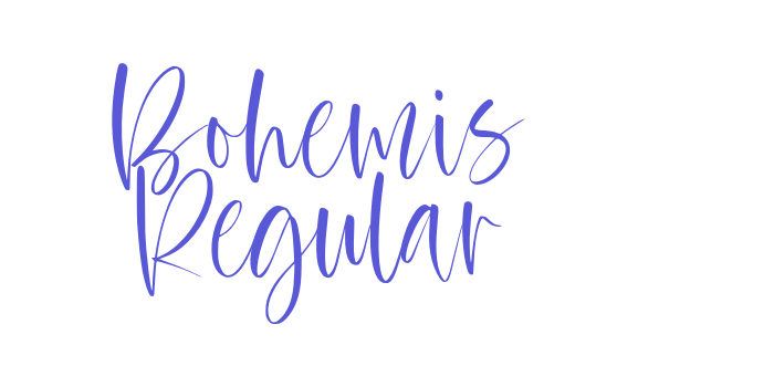 Bohemis Regular Font