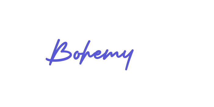 Bohemy Font