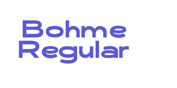 Bohme Regular Font Download