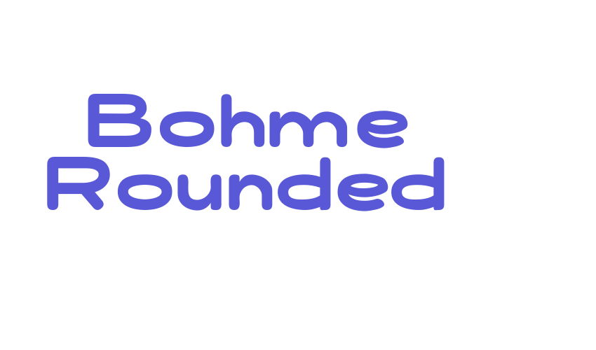 Bohme Rounded Font Download