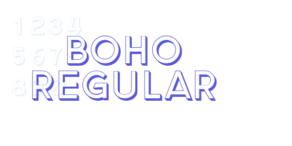 Boho Regular font free