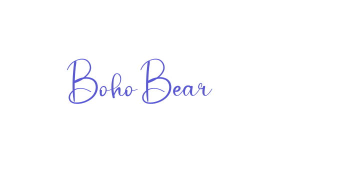 Boho Bear Font