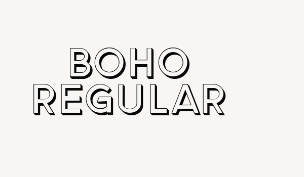 Boho Regular Font