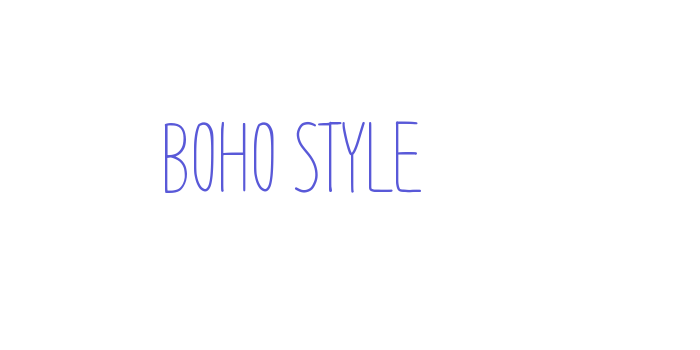 Boho Style Font