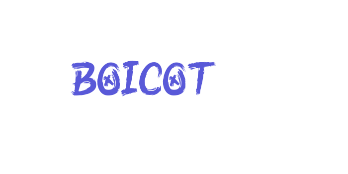 Boicot Font