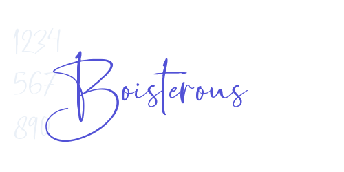 Boisterous-font-download