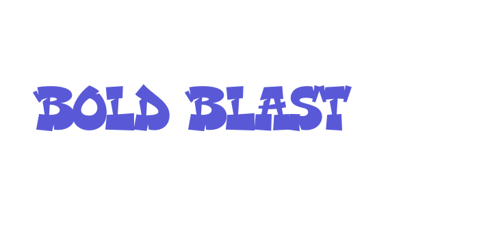 Bold Blast Font Download