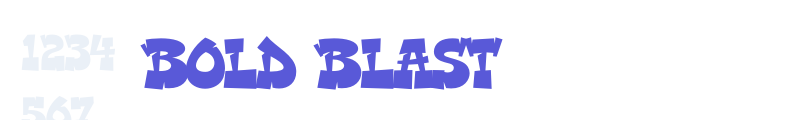 Bold Blast font