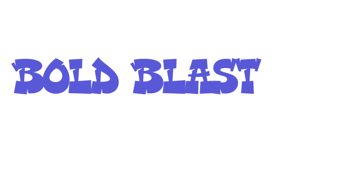 Bold Blast Font