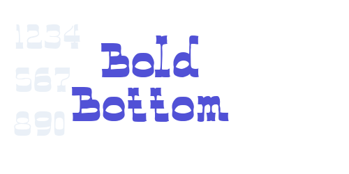 Bold Bottom-font-download