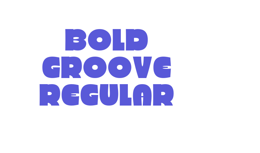 Bold Groove Regular Font Download