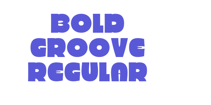 Bold Groove Regular Font Download