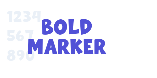 Bold Marker-font-download