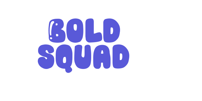 Bold Squad Font