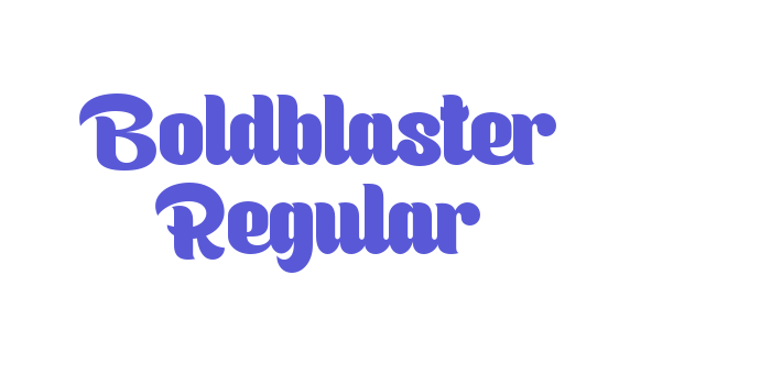 Boldblaster Regular Font Download