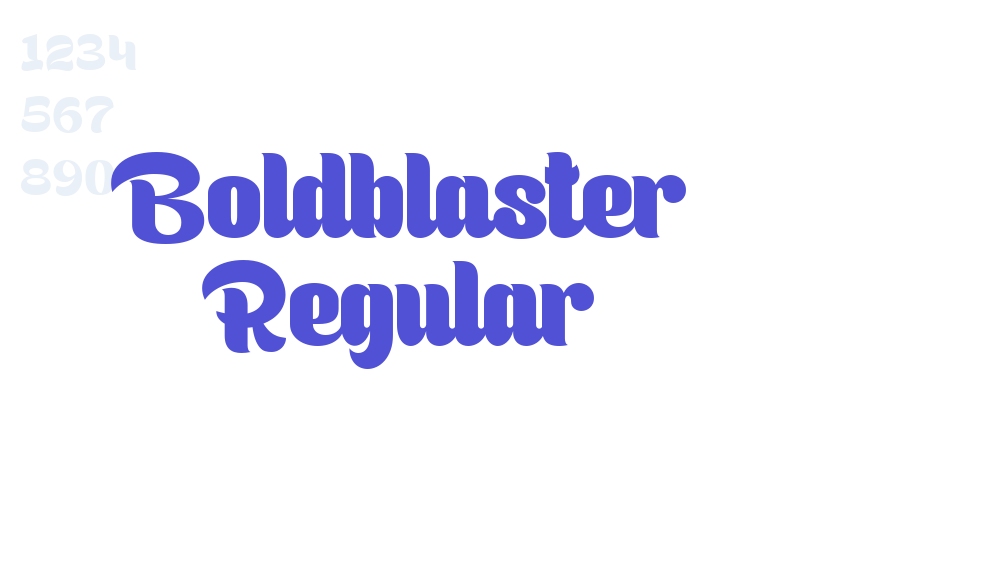 Boldblaster Regular-font-download