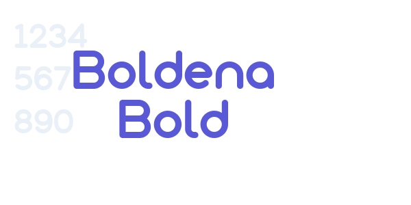 Boldena Bold font free