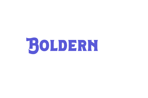 Boldern Font