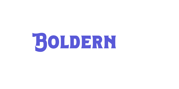 Boldern Font Download